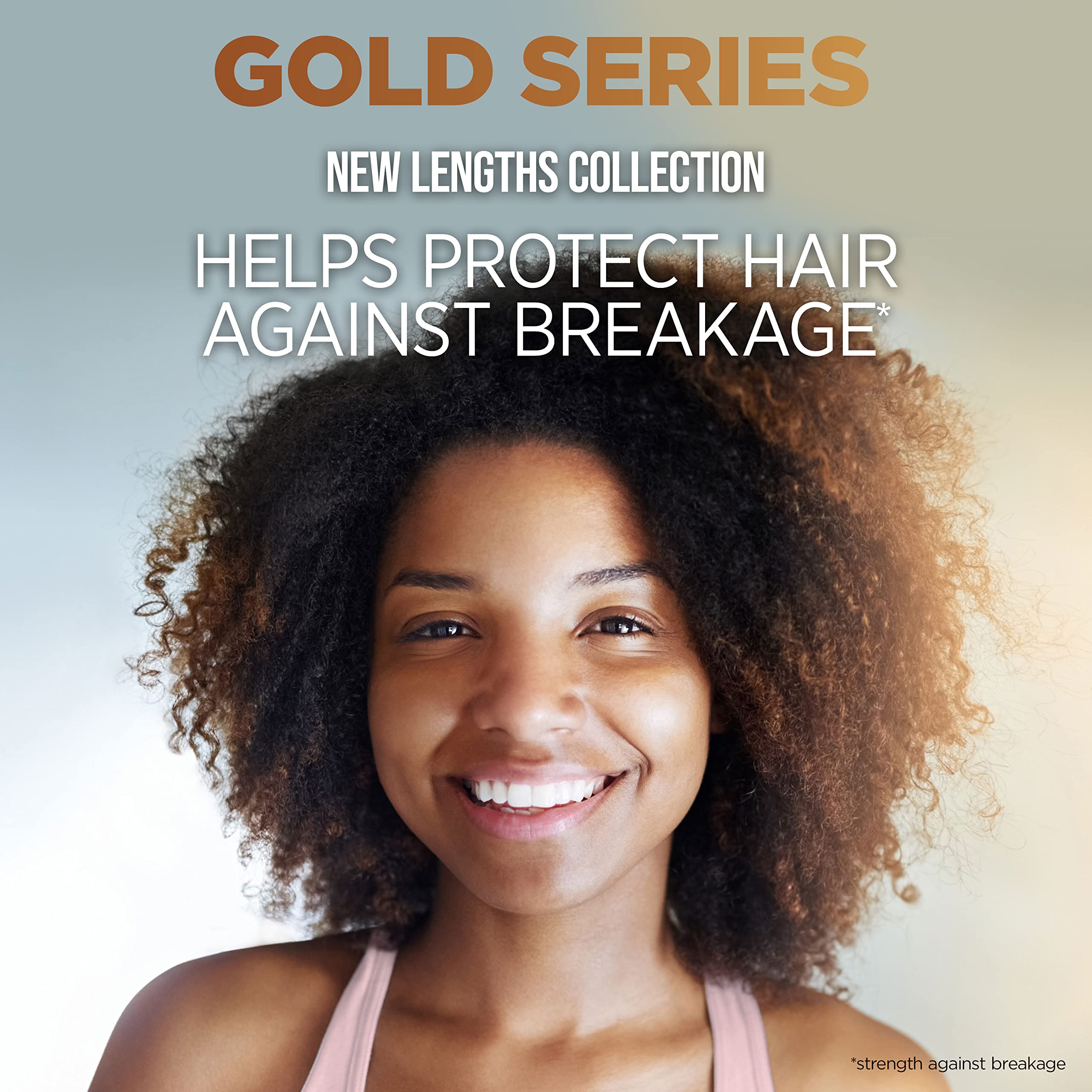 Pantene Gold Series New Lengths Shampoo con aplicación fácil para tu rutina diaria.