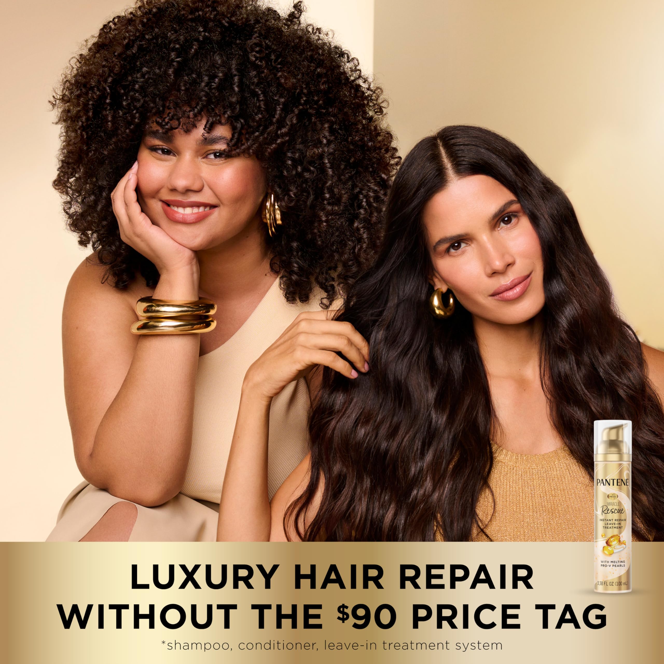 Pantene Milagro Rescate: cabello suave y brillante desde la primera aplicación.
