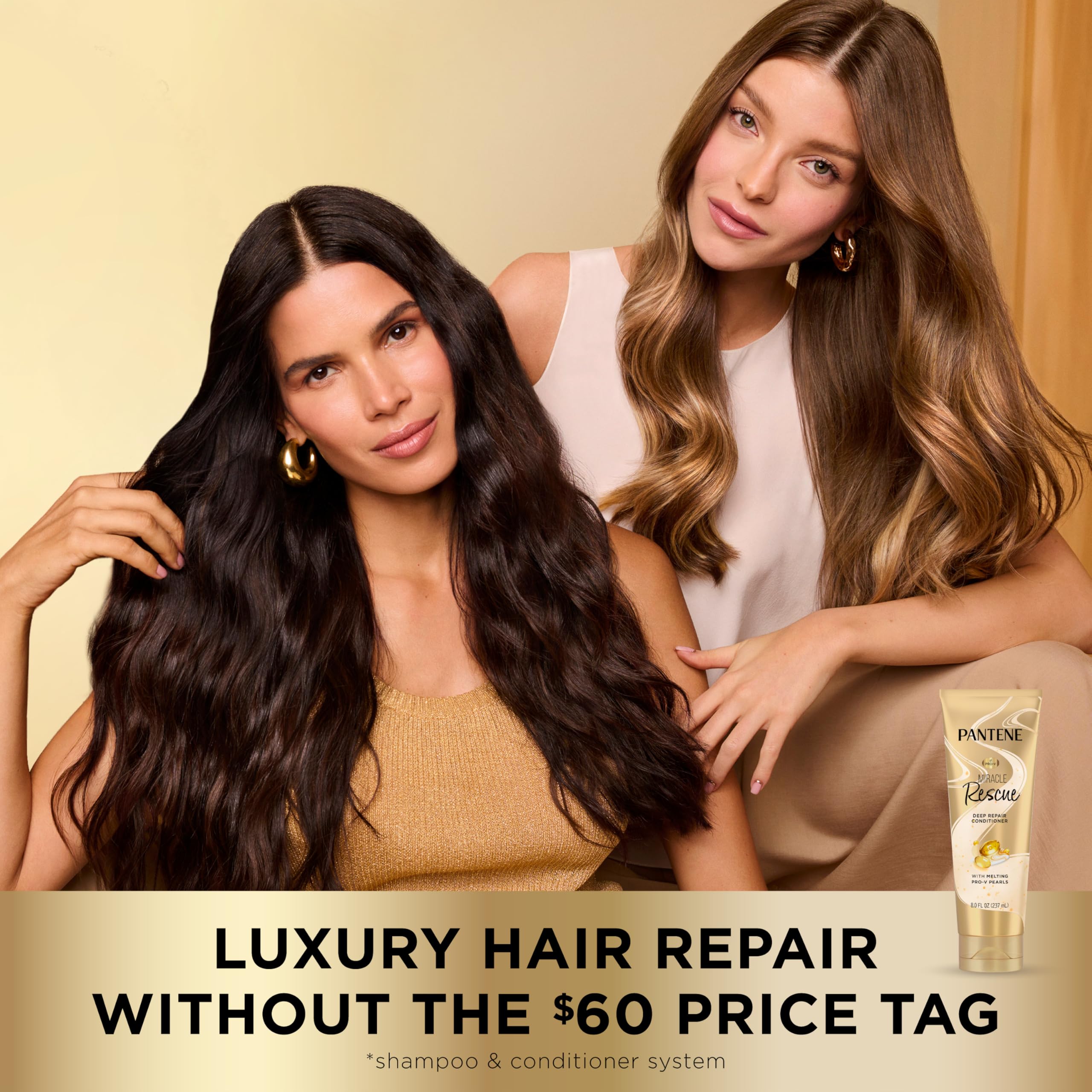 Uso diario o semanal para cabello dañado con Pantene Miracle Rescue