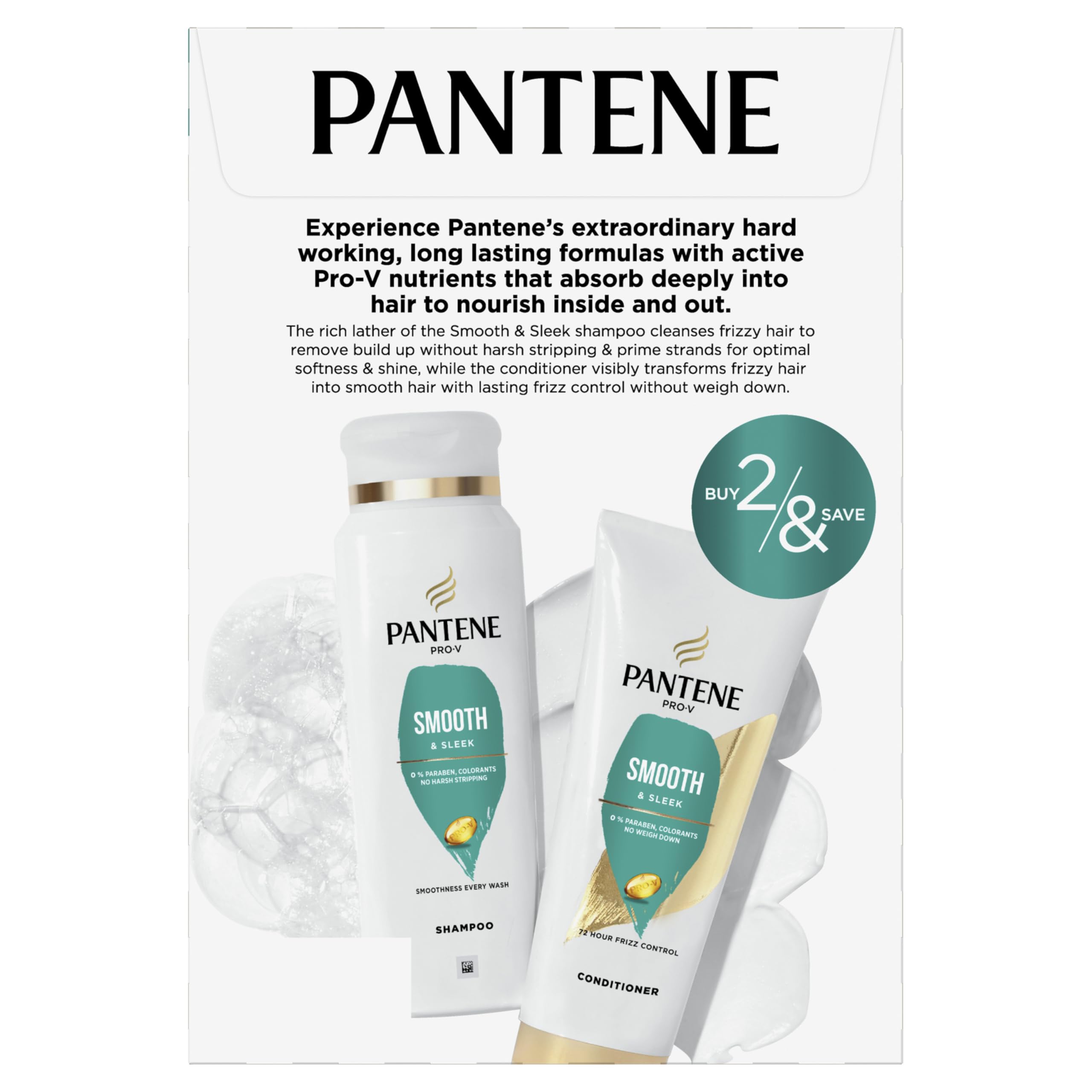 Pantene Pro-V Brillo Sedoso para un acabado suave y manejable
