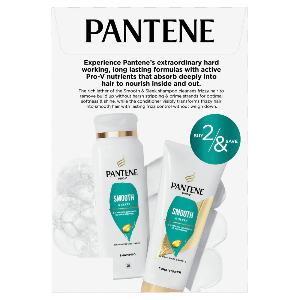 Pantene Pro-V Brillo Sedoso para un acabado suave y manejable