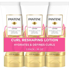 Pantene Pro-V crema para rizos en bote con definición de textura ligera.