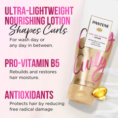 Pantene Pro-V crema para rizos reduce frizz y mantiene el cabello manejable.