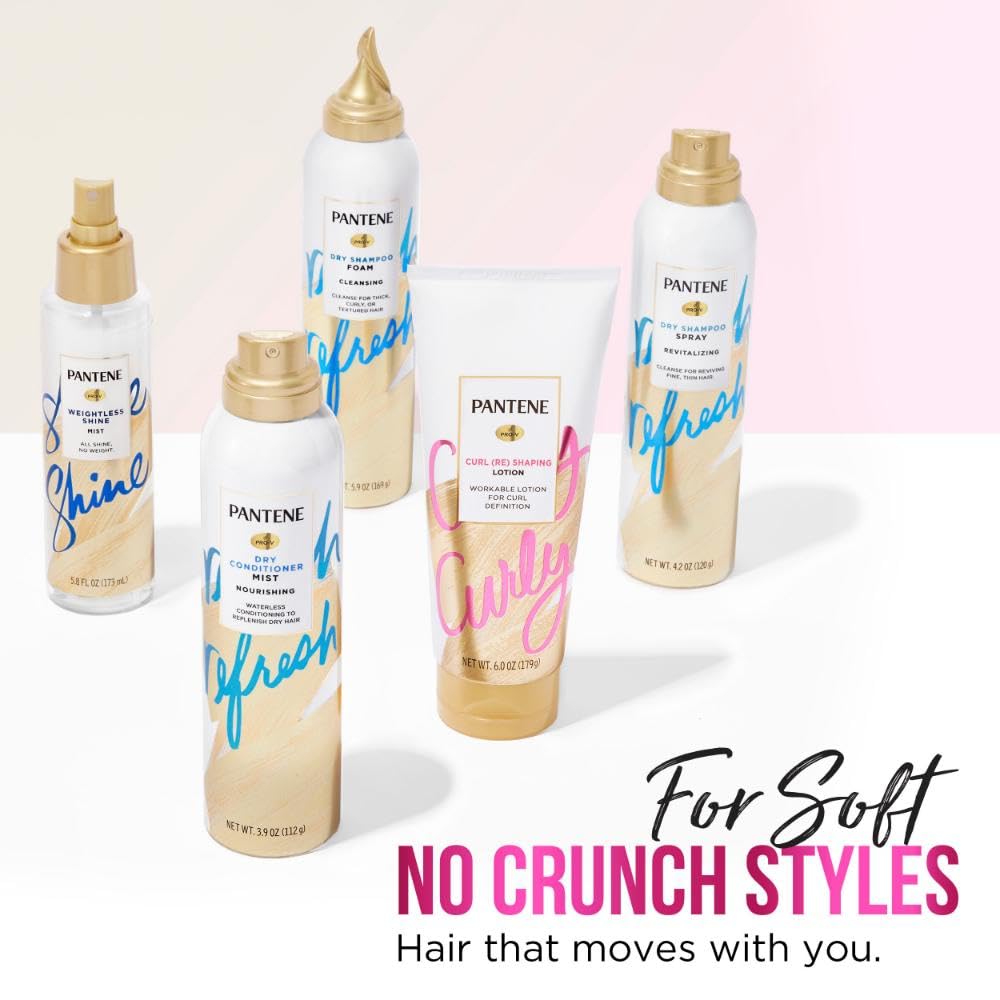 Pantene Pro-V crema para rizos se aplica con difusor para estilo definido.