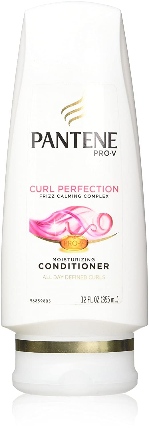 Pantene Pro-V Curly Hair collection on shelf ready for daily styling