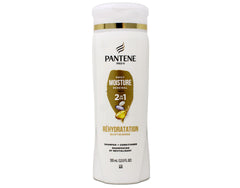Pantene Pro-V Renovación Diaria de Hidratación 2 en 1, botella visible, hidratación duradera.