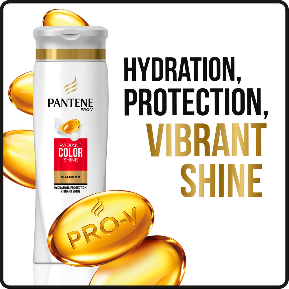 Pantene Pro-V Radiant Color Shine: color duradero y brillo saludable en cabello.