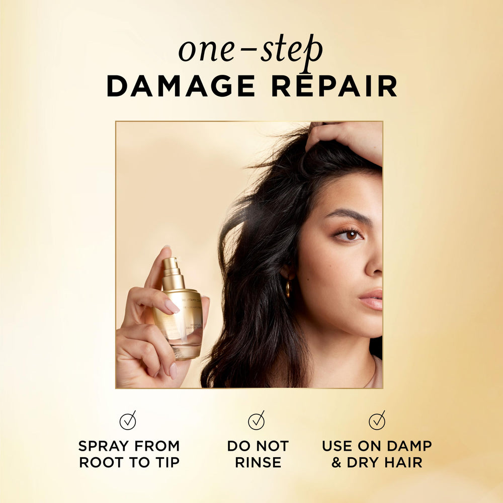 Pantene Pro-Vitamin Essence leave-in mist provides weightless nourishment.