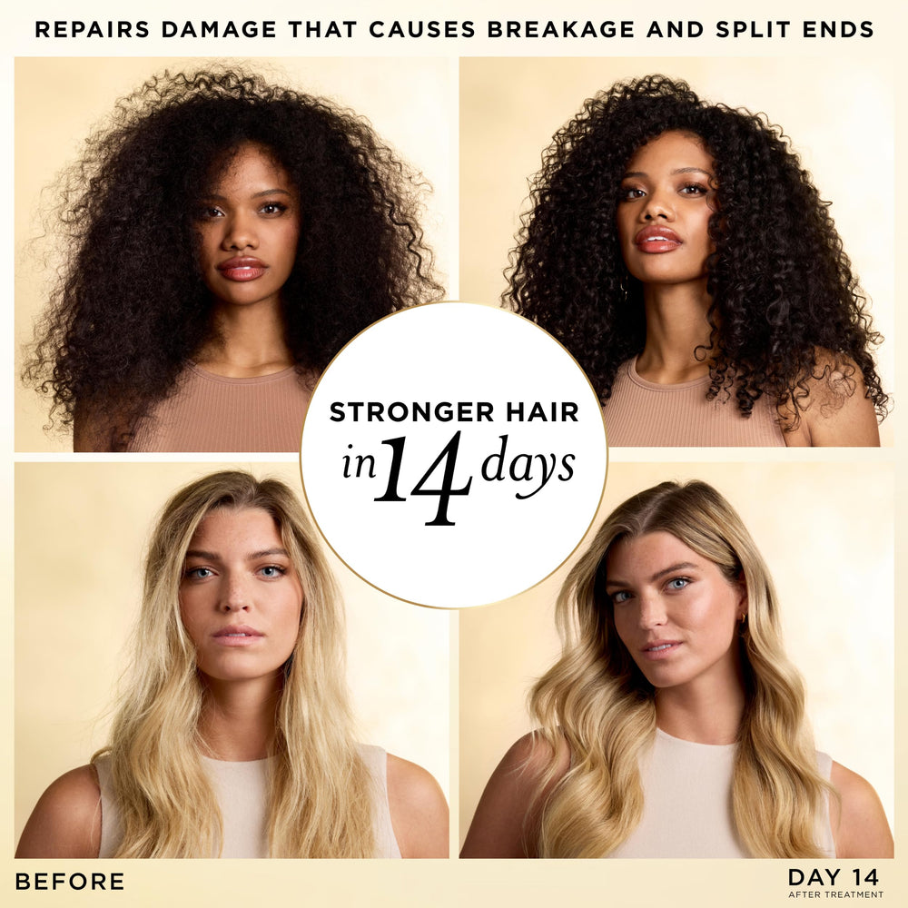 Shiny, smoother hair after Pantene Pro-Vitamin Essence use.