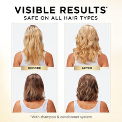 Pantene Pro-Vitamina B5 en la fórmula fortalece y cuida el cabello.