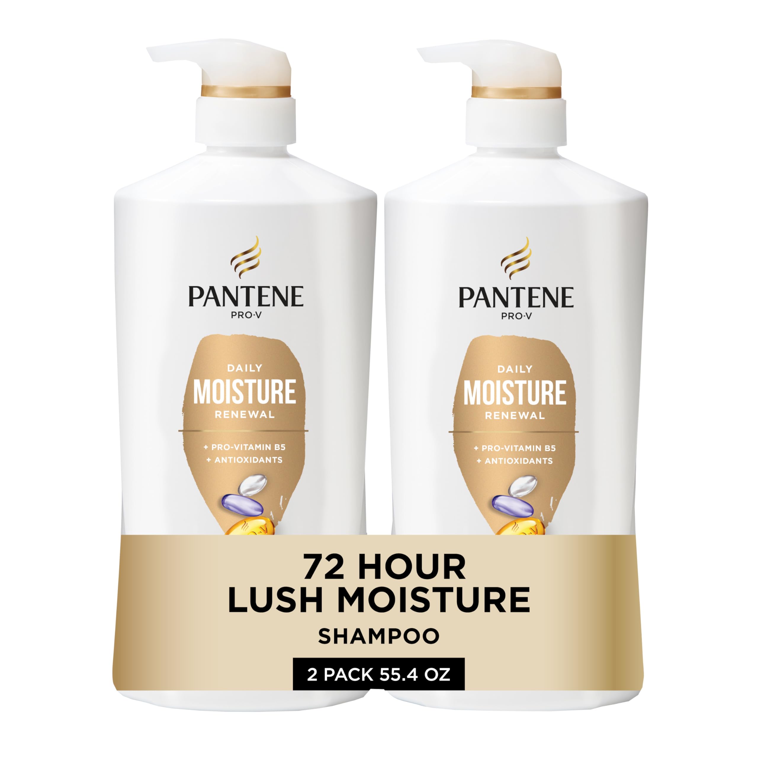 Champú Pantene Renovación Diaria en botella para cabello suave y nutrido