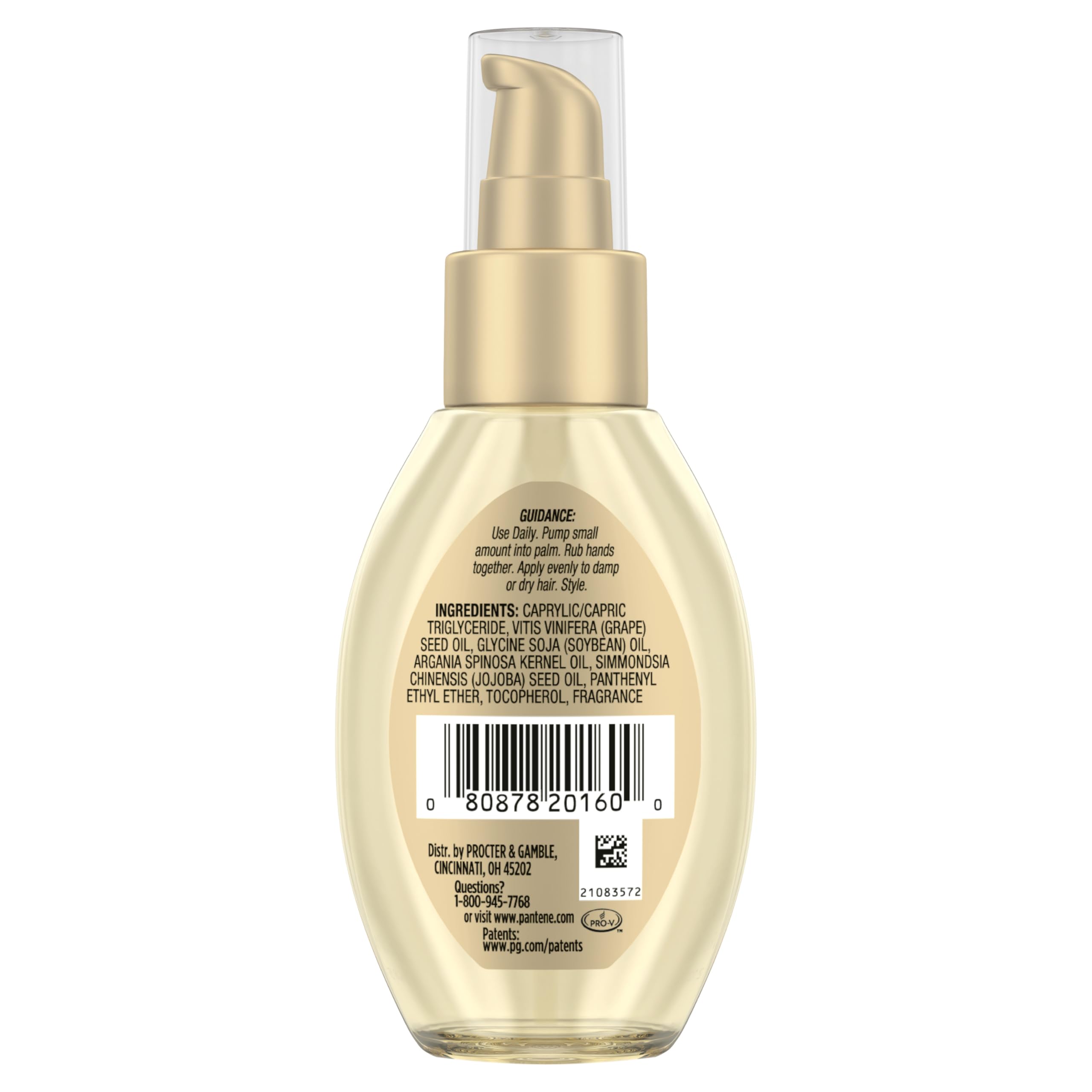 Pantene Rescate Milagroso: cabello lavado o seco con brillo y suavidad.