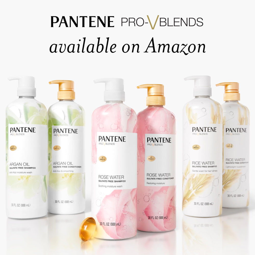 Pantene Rice Water Shampoo nutrientes Pro-V y B5 para reparación