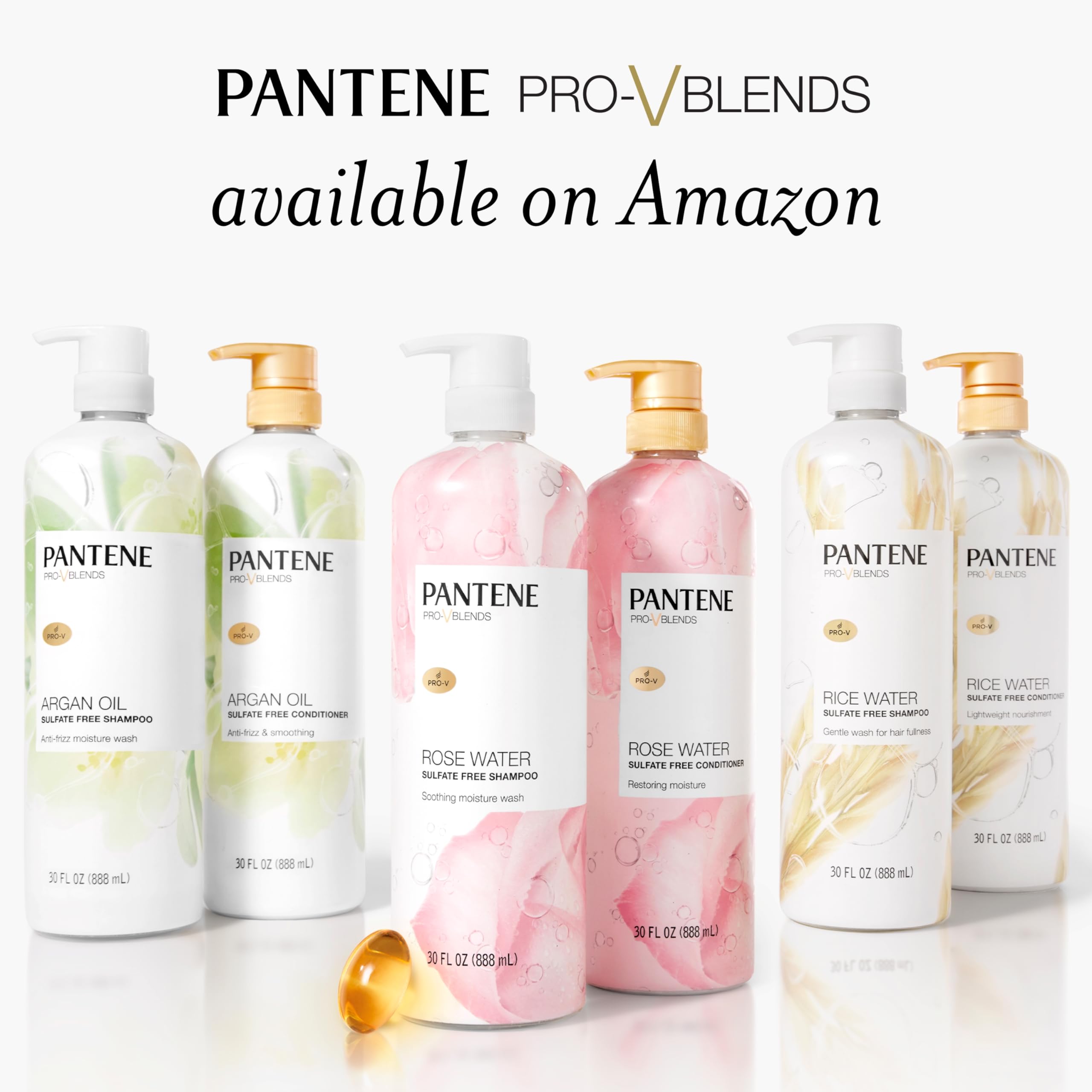 Pantene Rose Water Shampoo is for daily-use on dry or damaged hair
