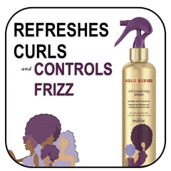 Pantene Serie Dorada, control ligero del frizz sin acumulación.