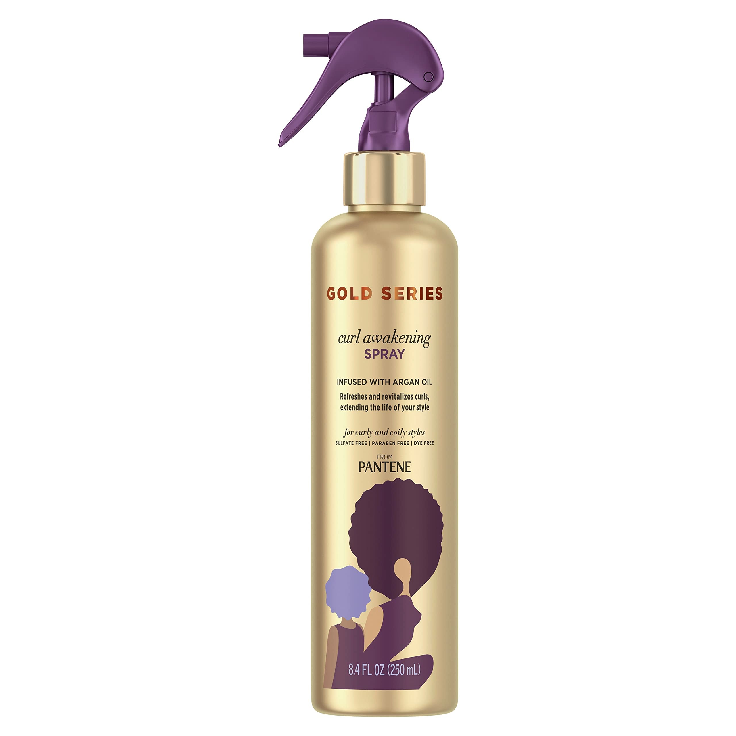 Pantene Serie Dorada, despertar rizos: brillos suaves y manejo ligero.