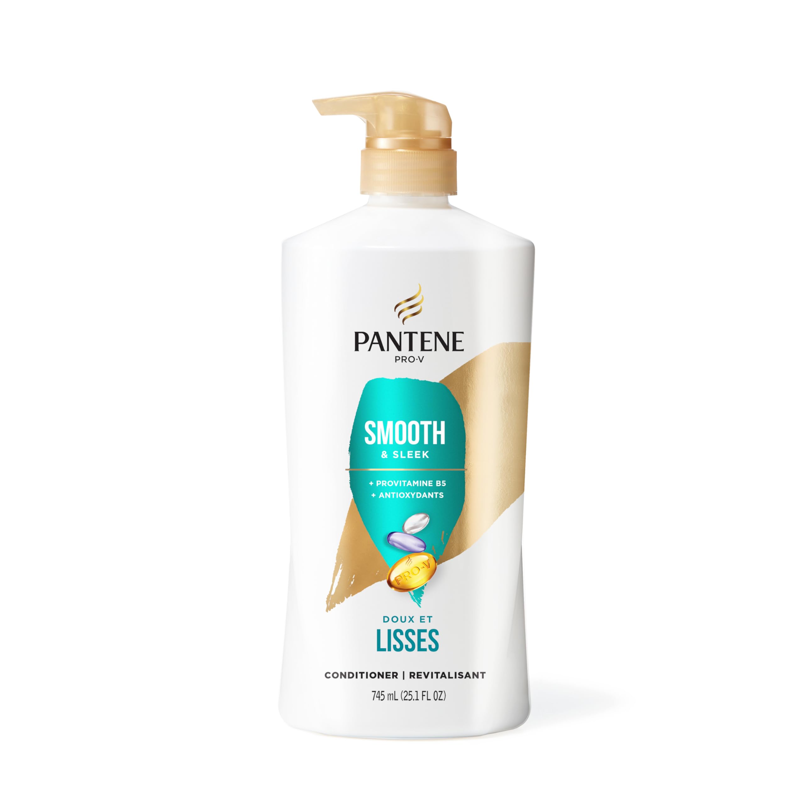 Pantene Healthy Shine close-up after use reveals glossy strands.