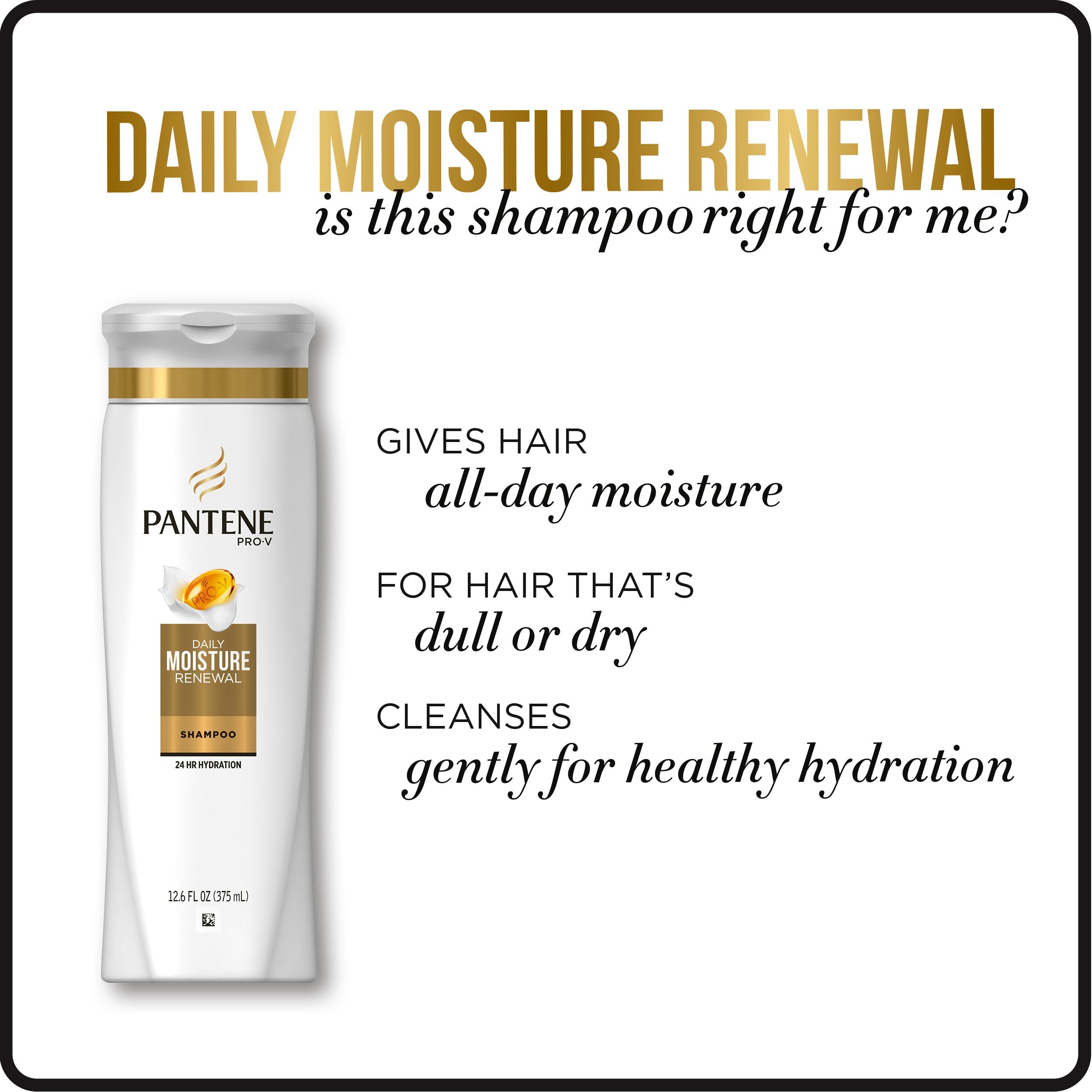 Pantene duo promotes soft, silky, and manageable hair texture.