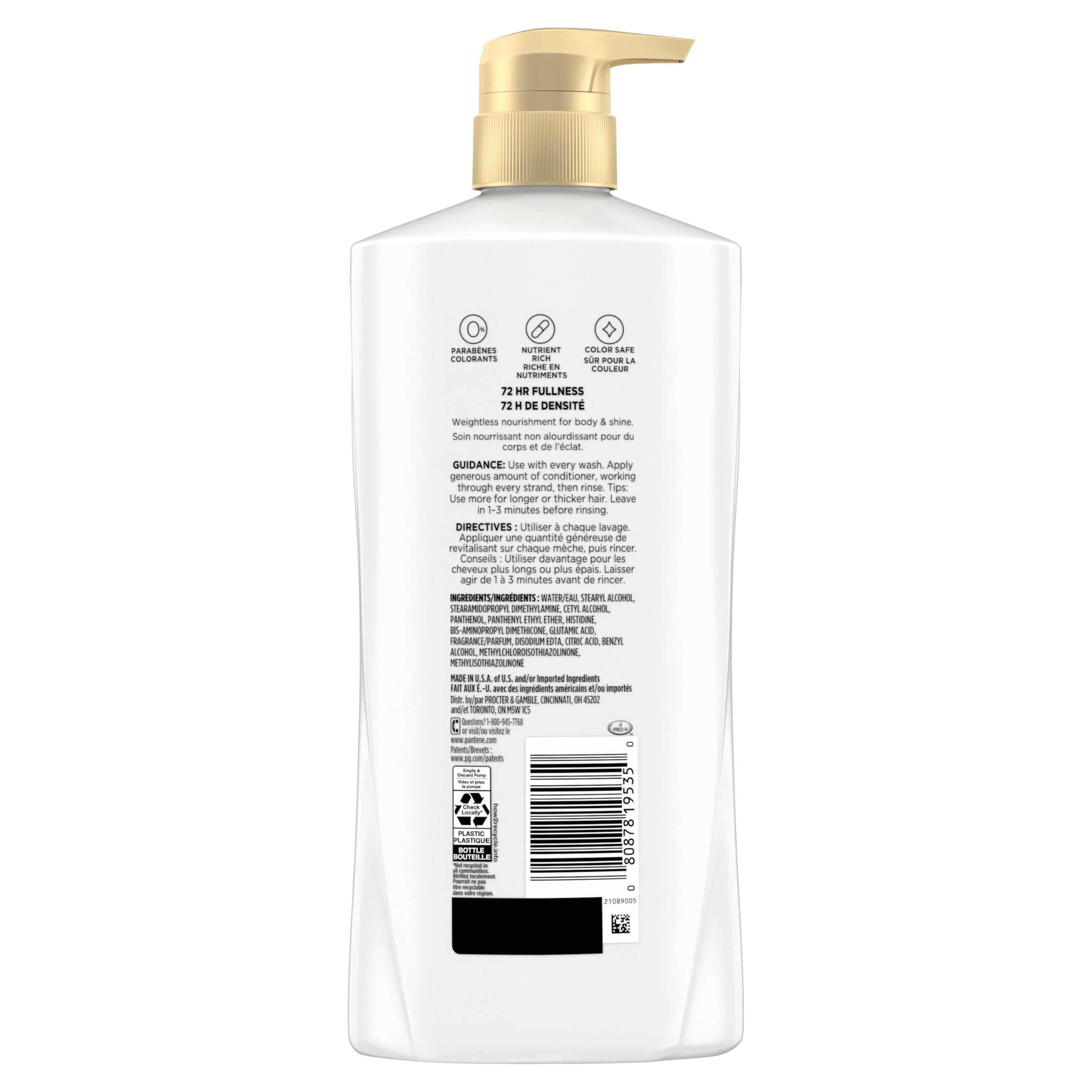 Ritual de peinado con Pantene Volumen Sutil para cuerpo y movimiento duradero.
