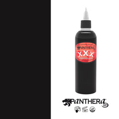 Panthera XXX Tribal Black bottle pour highlighting smooth, consistent ink