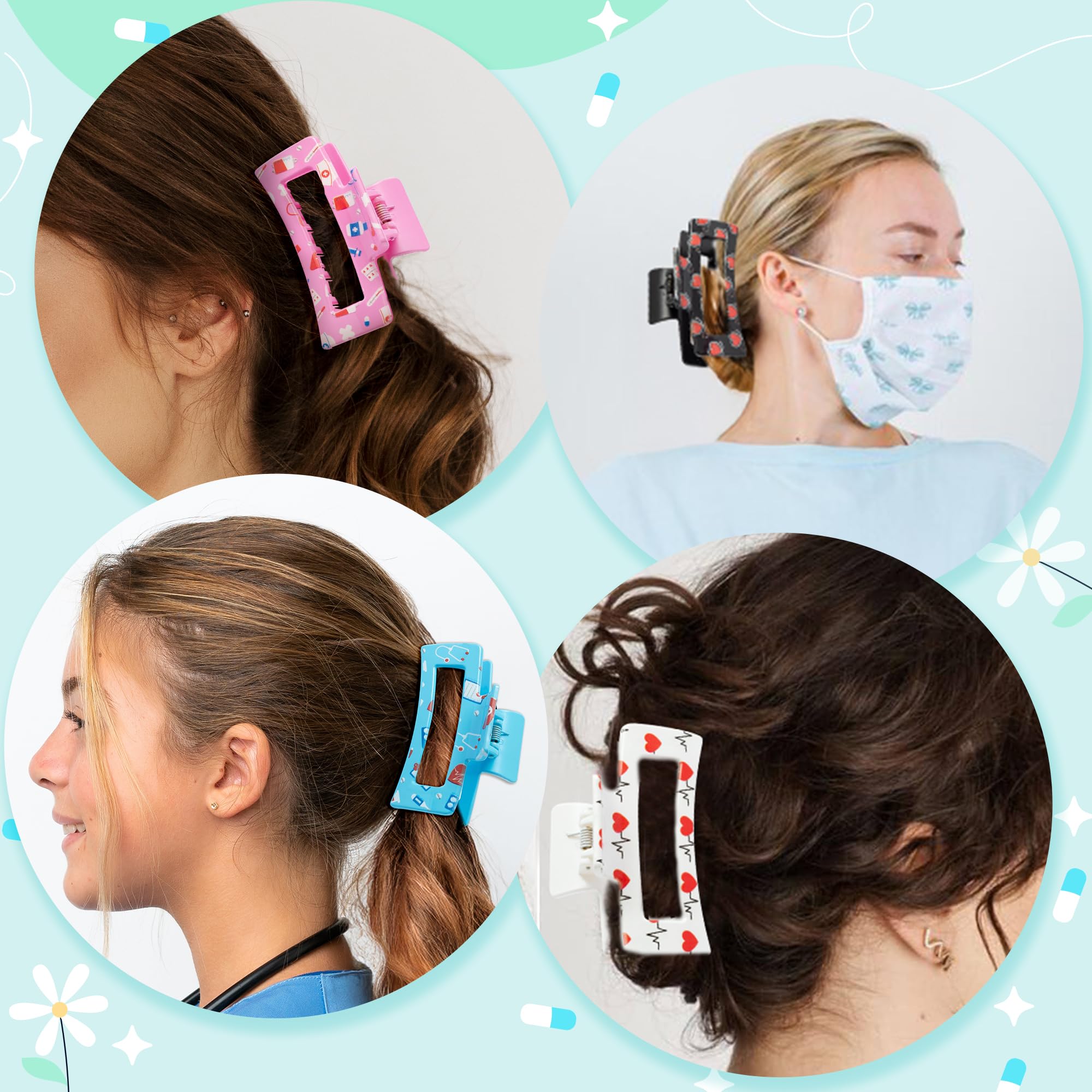 Pantide clips para uso diario, aptos para todo tipo de cabello.
