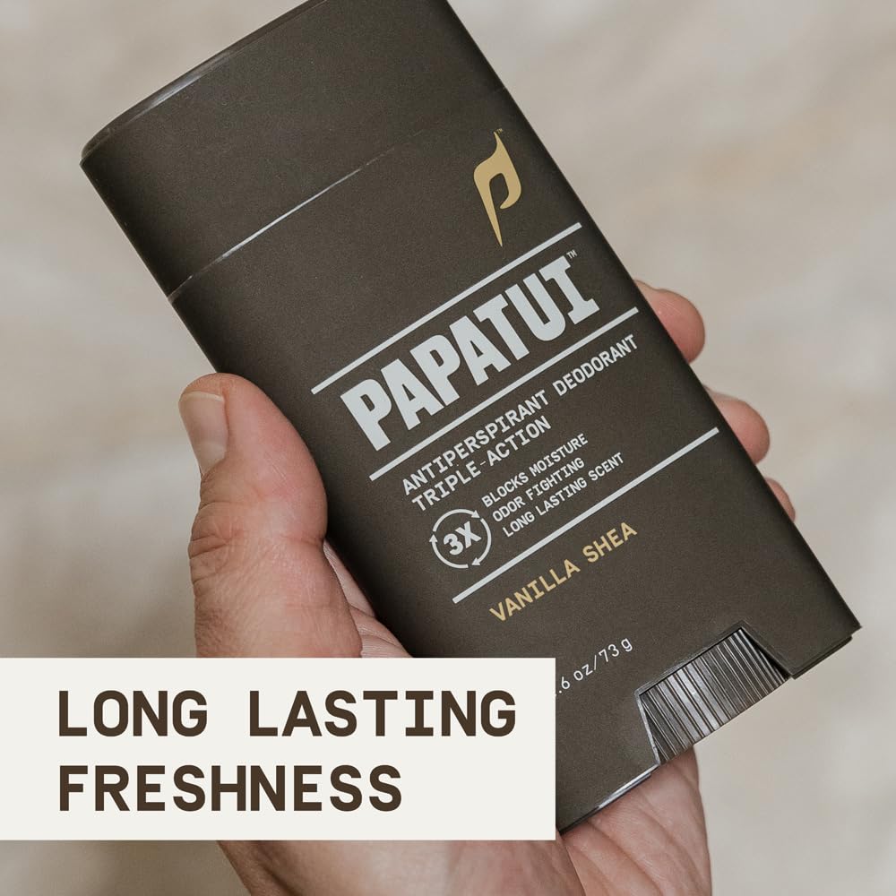 PAPATUI Vanilla Shea fragancia suave y masculina.