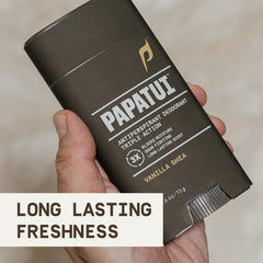 PAPATUI Vanilla Shea fragancia suave y masculina.