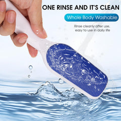 Papkolwe Nano-Glass Foot File in wet use for shower care
