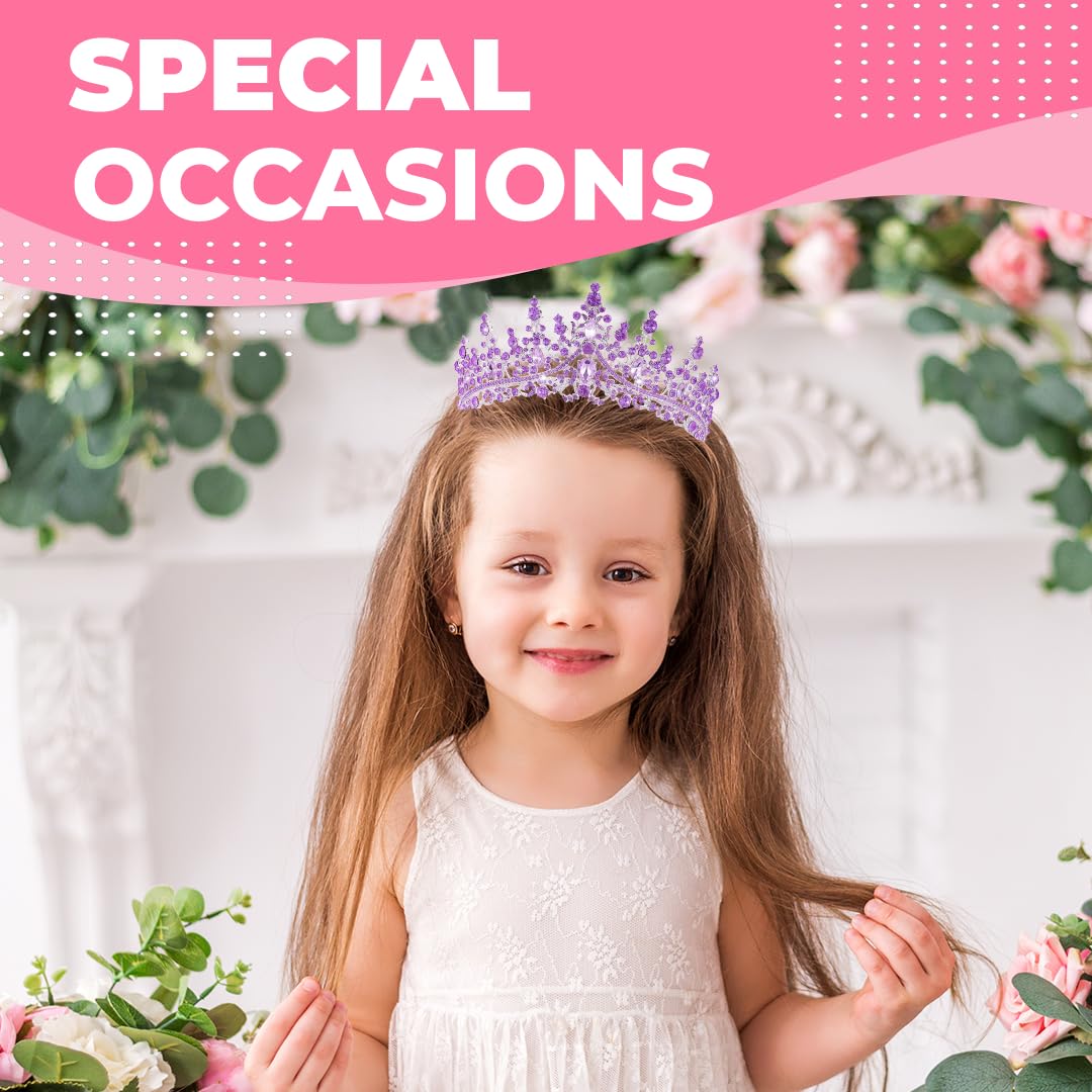Papoopy empaque regalo tiara púrpura lista para sorprender