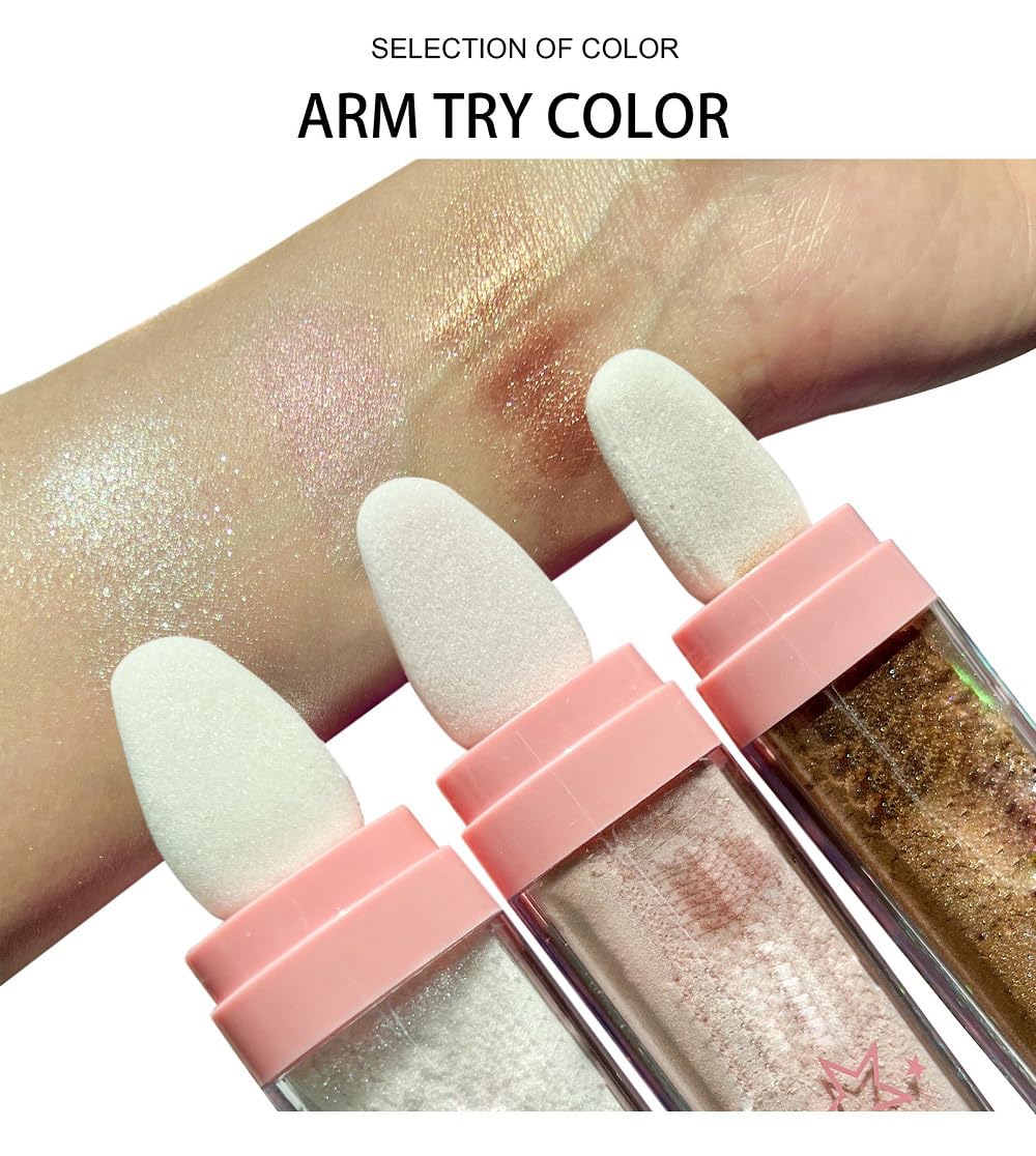PAQIMAN Glitter Highlighter: efecto 3D que realza rasgos