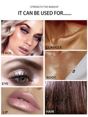 PAQIMAN Glitter Highlighter: para rostro y cuerpo, realza rasgos