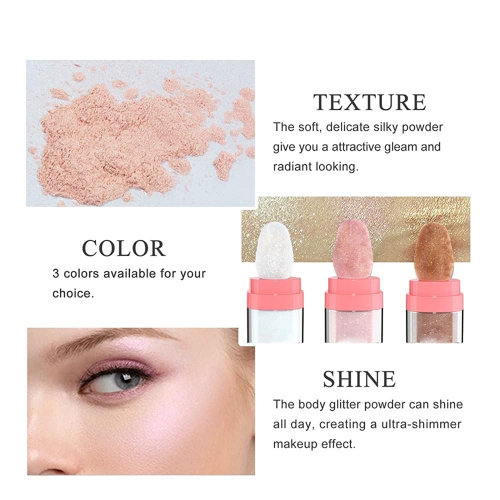 PAQIMAN Glitter Highlighter: textura de aire para capas suaves