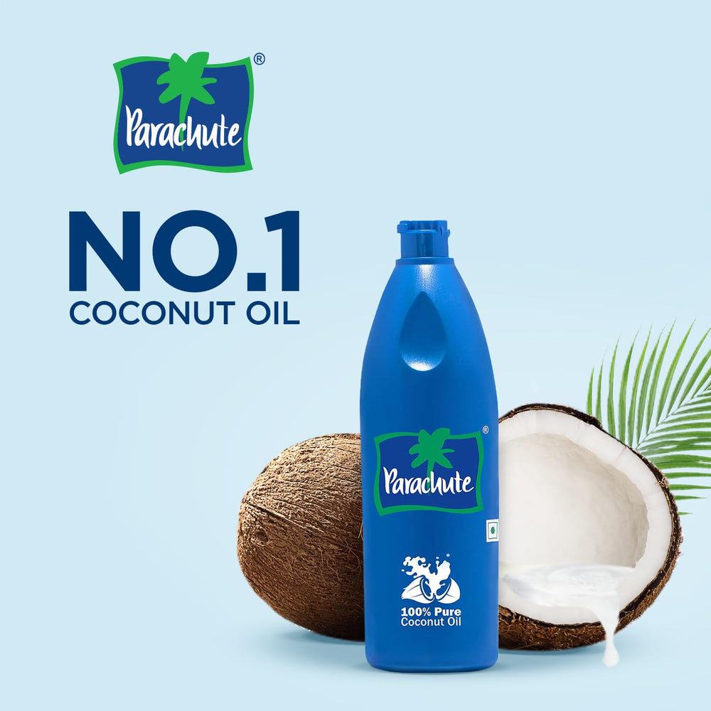 Parachute aceite de coco puro, piel suave gracias a hidratación ligera