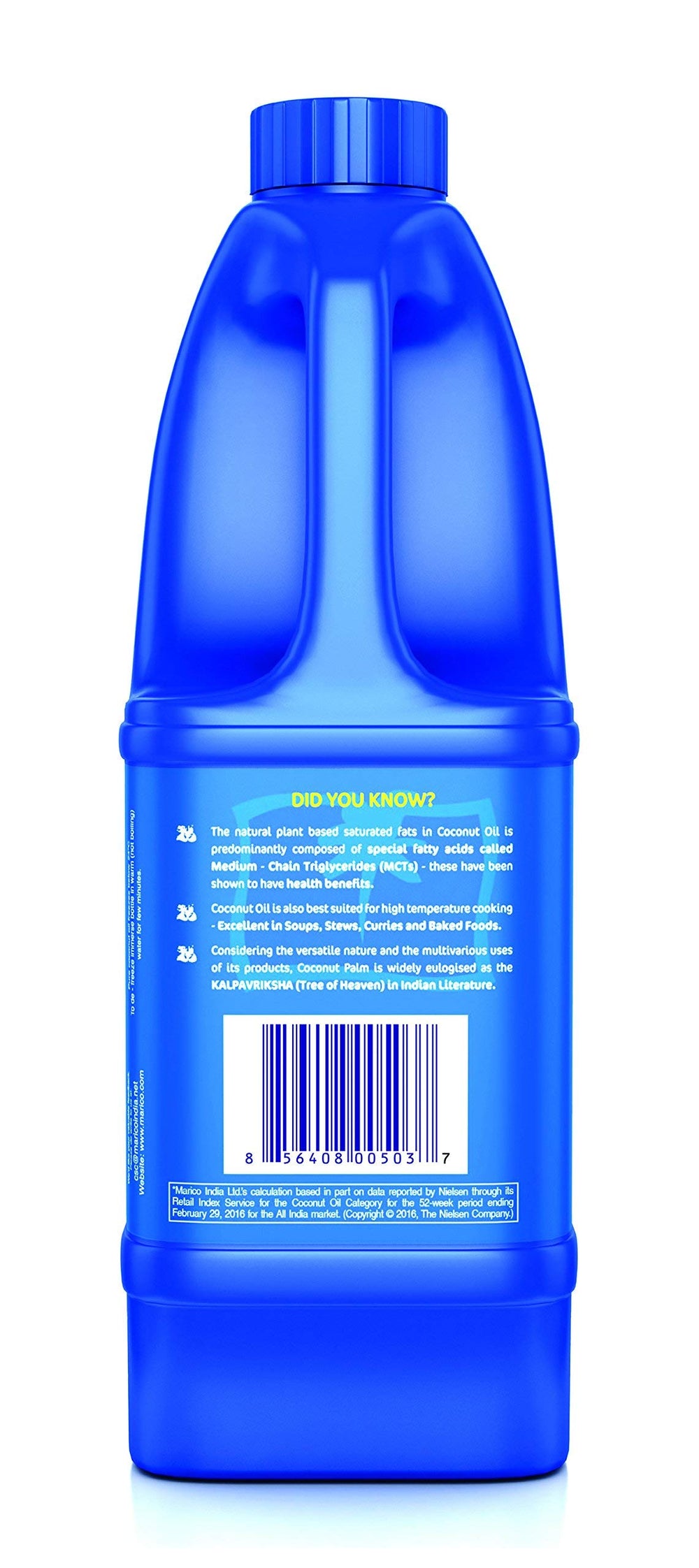 Parachute Aceite de Coco uso múltiple para cabello, piel y cocina.