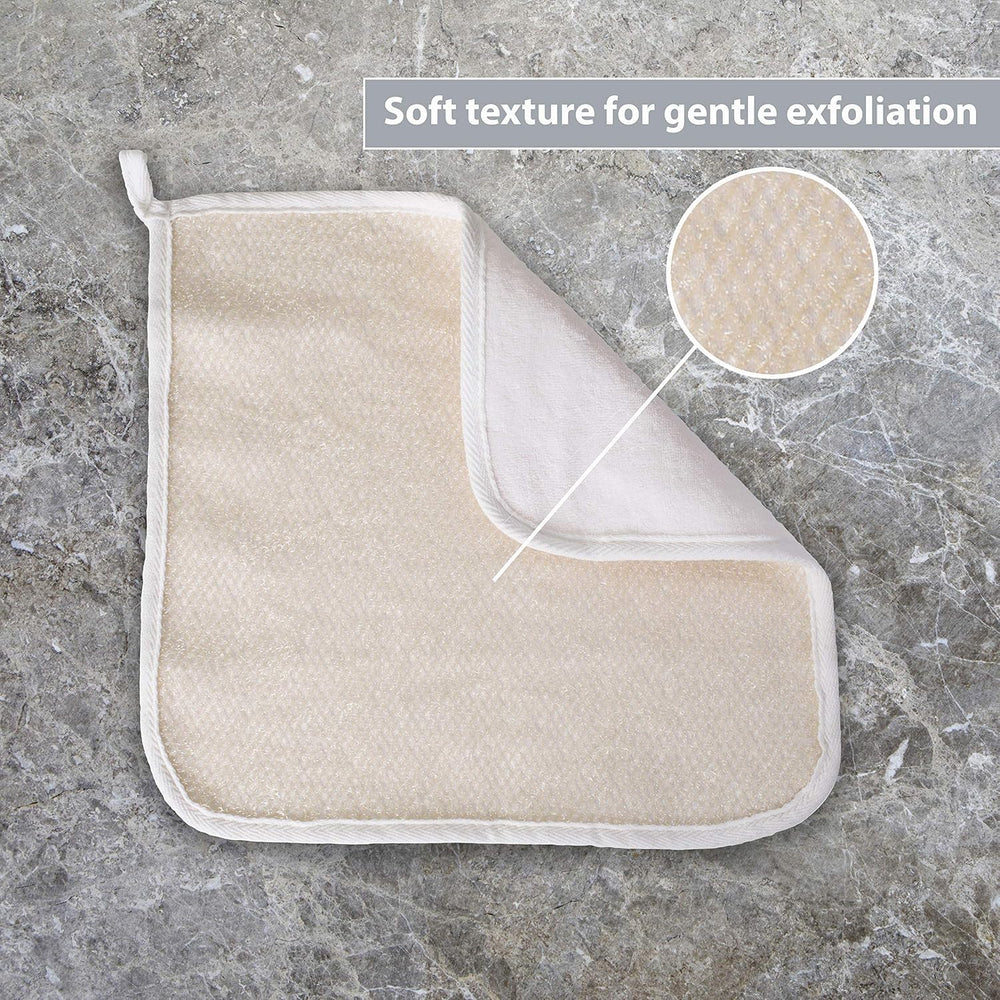 PARADISO Evriholder nylon exfoliating side for gentle skin renewal.