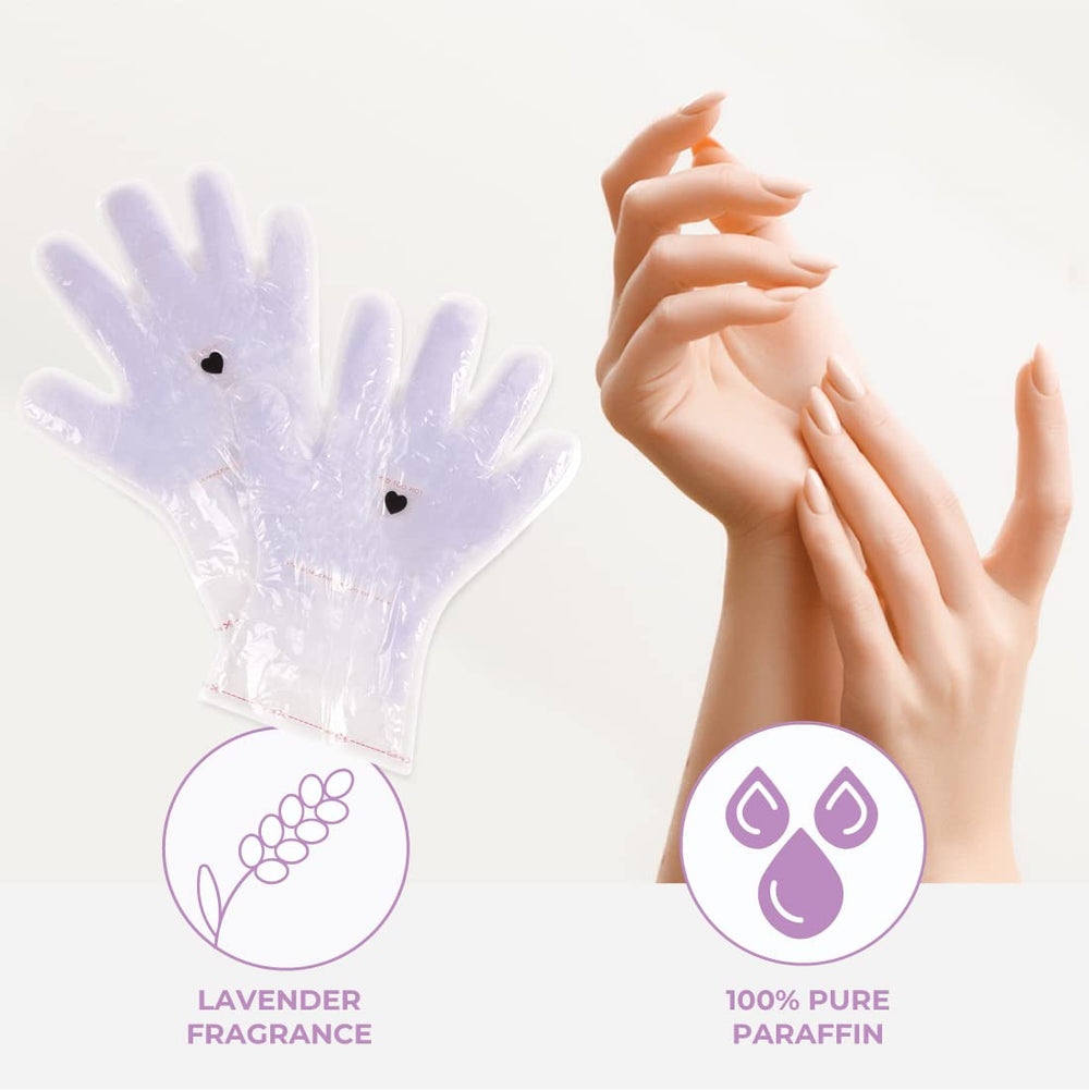 Paraffin Wax Works glycerine and jojoba oil hydration for skin.