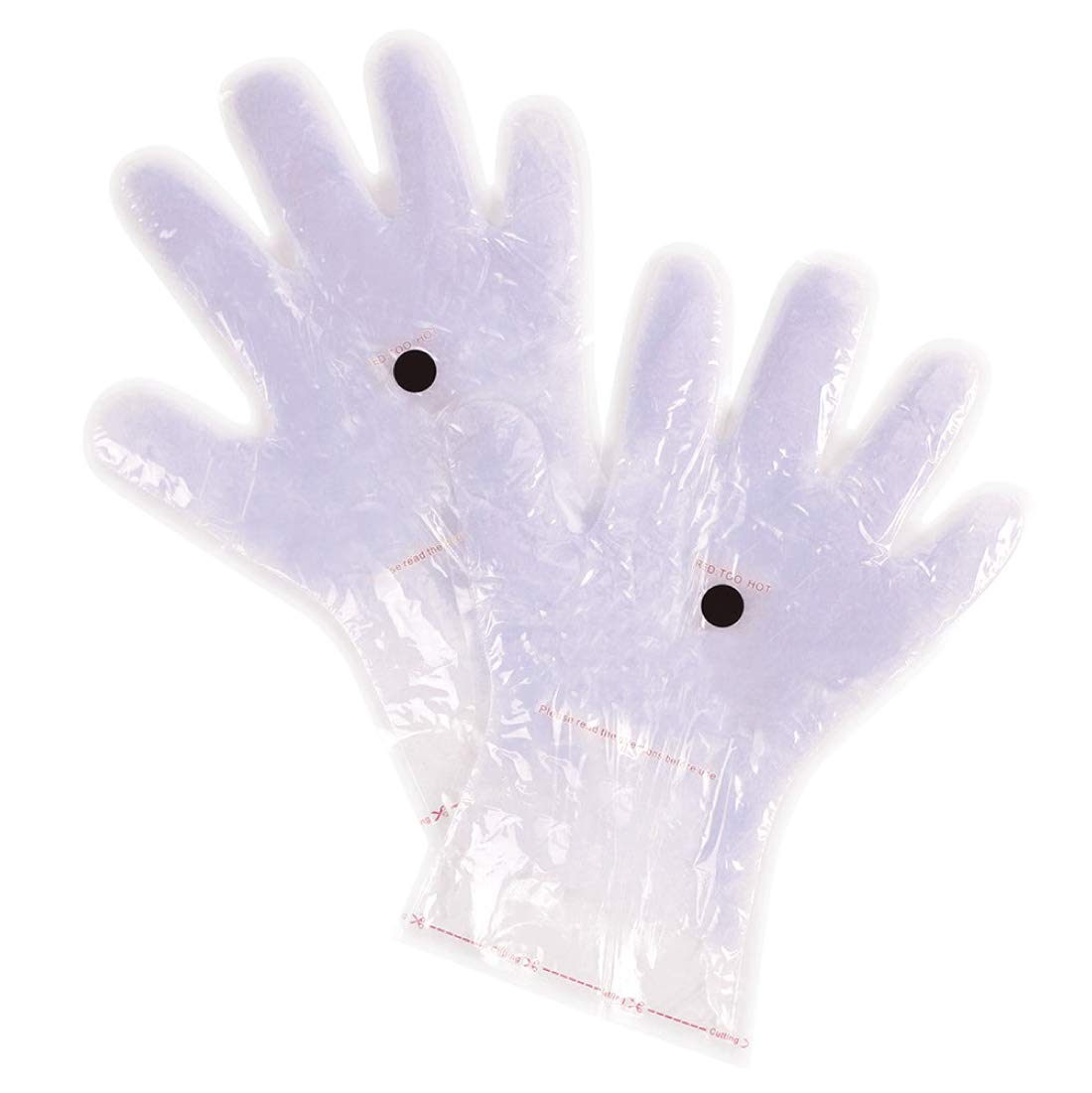 Paraffin Wax Works glove warming in microwave before use.