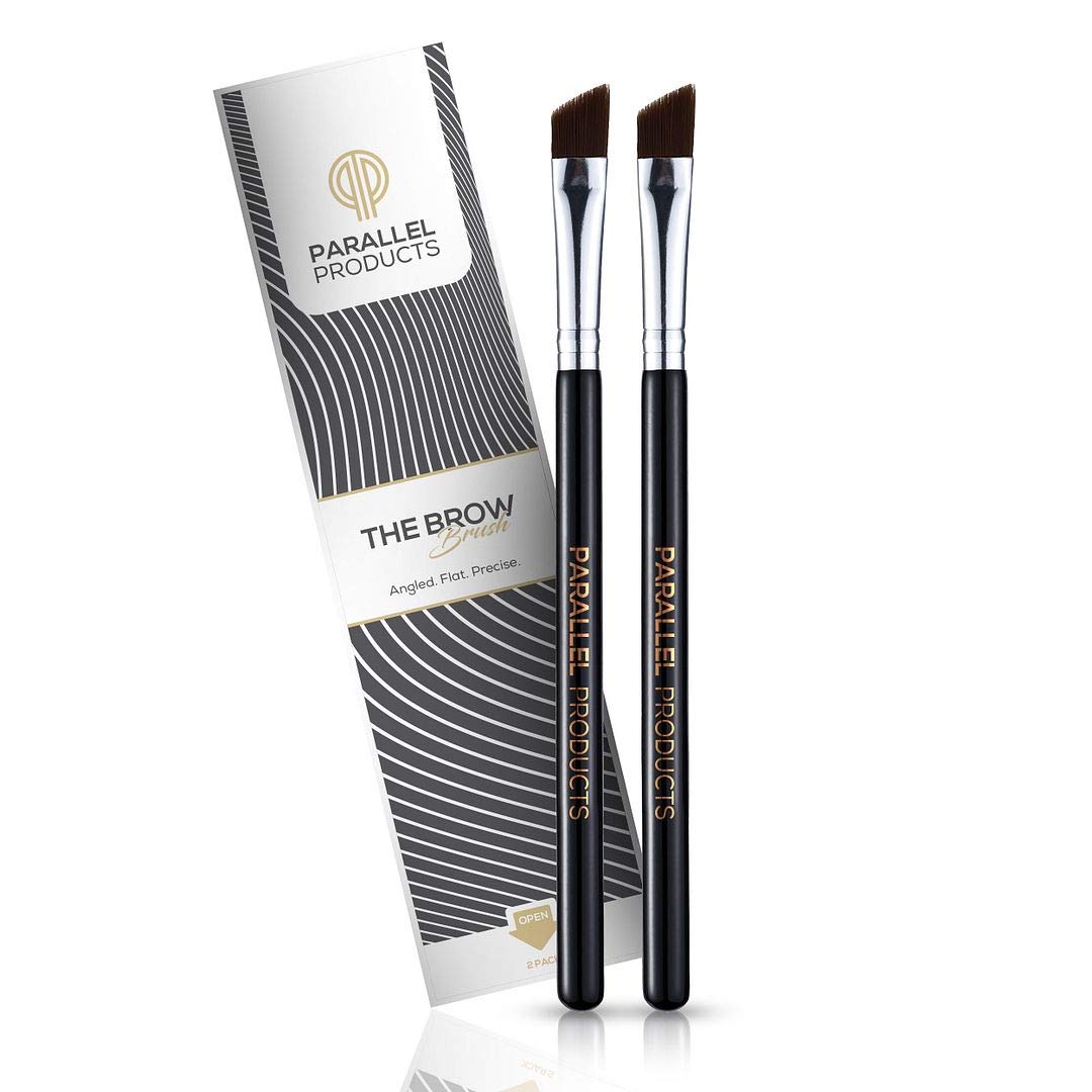 Parallel Products The Brow Brush angled 2-pack for precise brow shaping