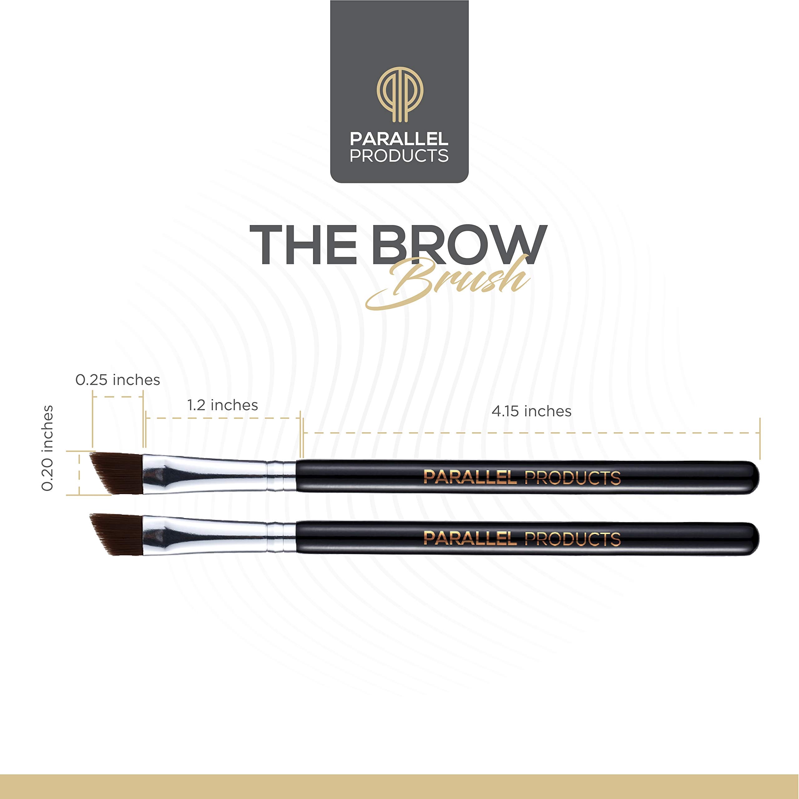 Easy grip handle design of Parallel Products The Brow Brush
