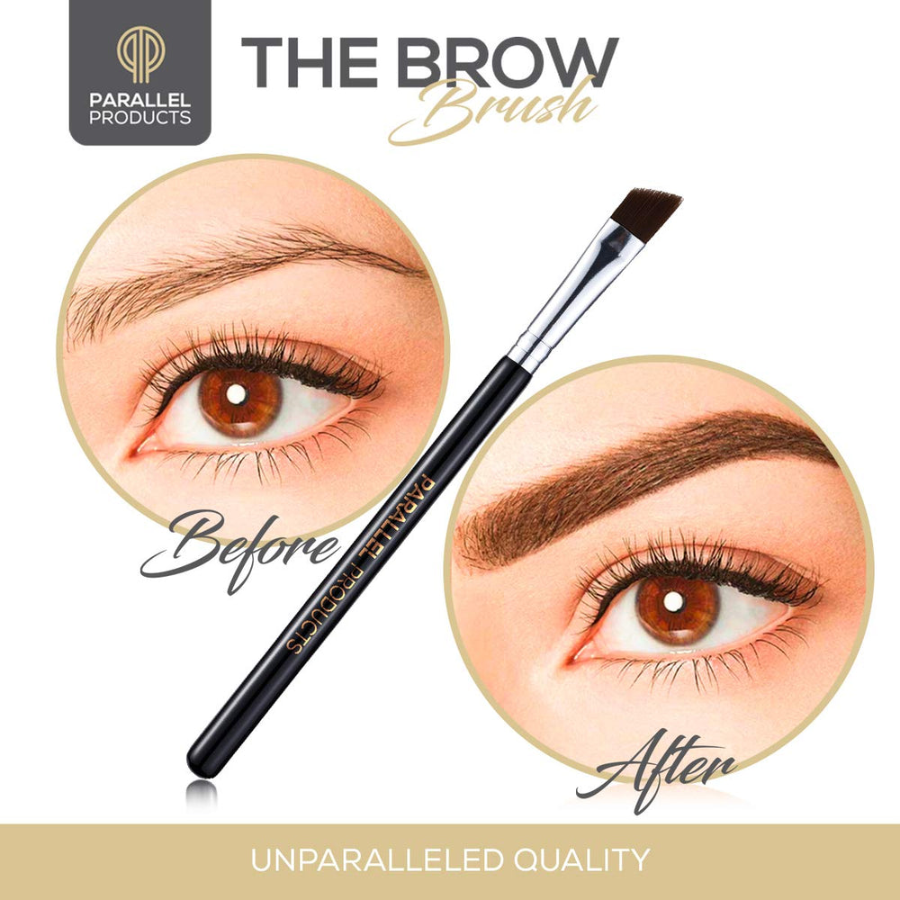 The Brow Brush set with case by Parallel Products for travel