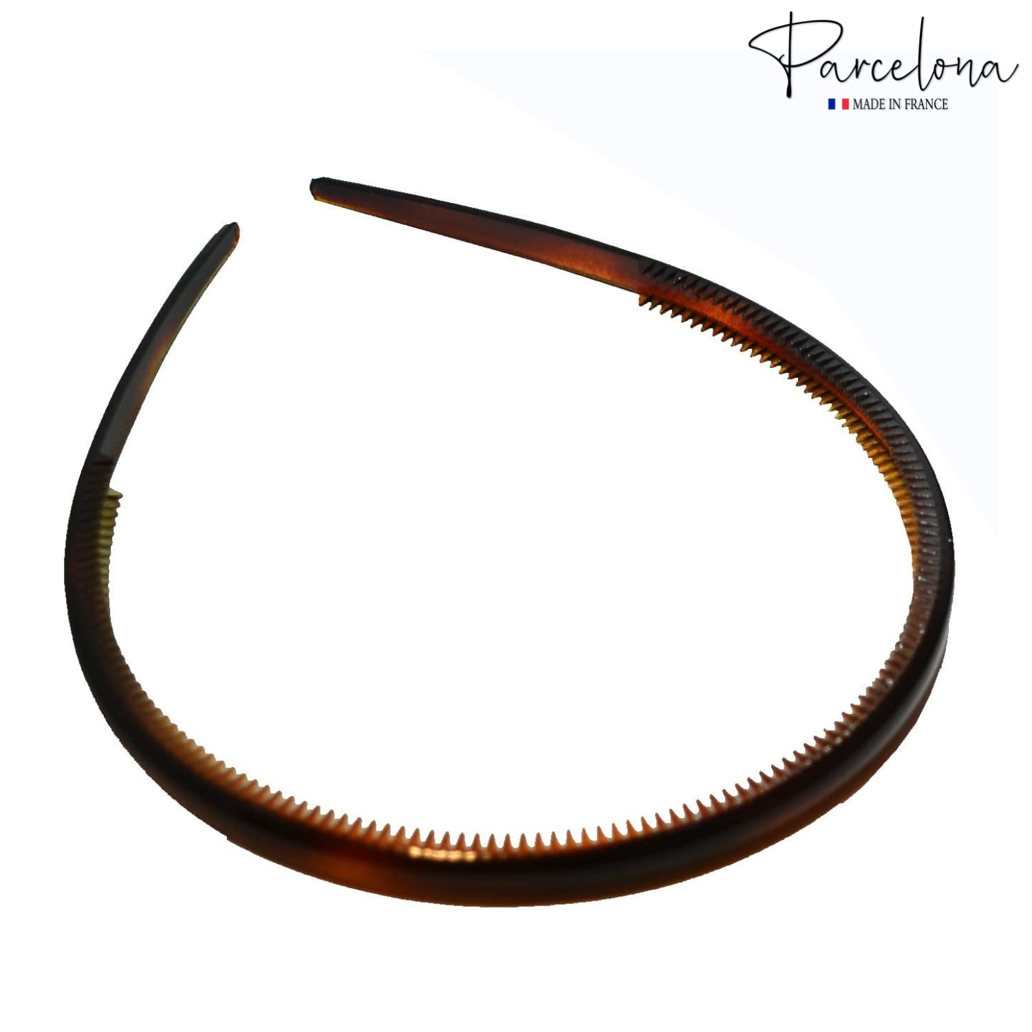 Borde suave y acabado uniforme en diadema Parcelona para todo cabello