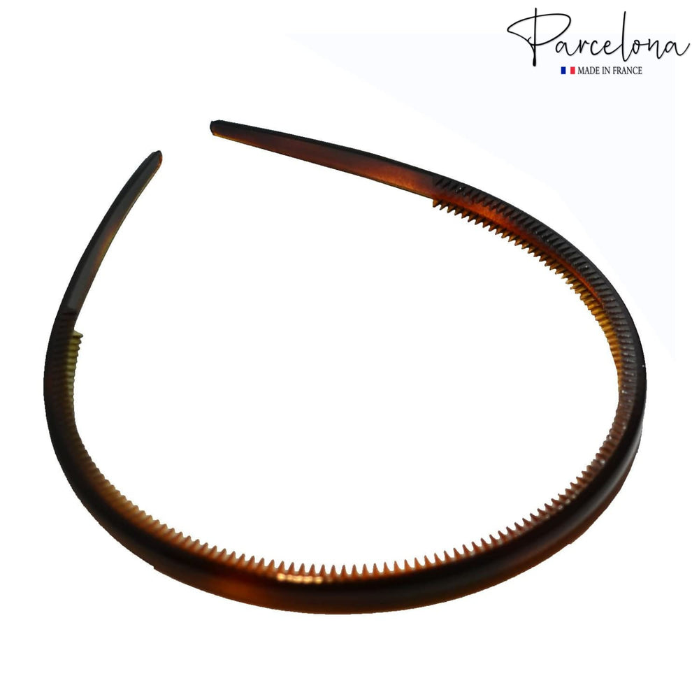 Borde suave y acabado uniforme en diadema Parcelona para todo cabello
