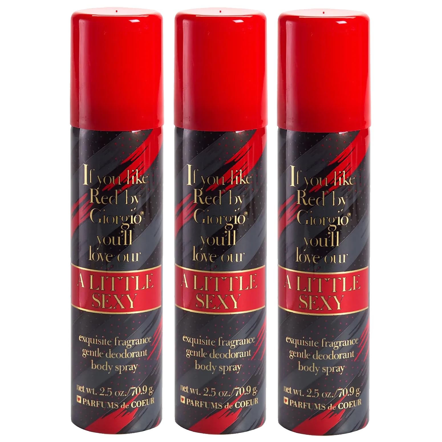 Parfums De Coeur A Little Sexy deodorant bottle pump for everyday subtle scent and easy reapplication.