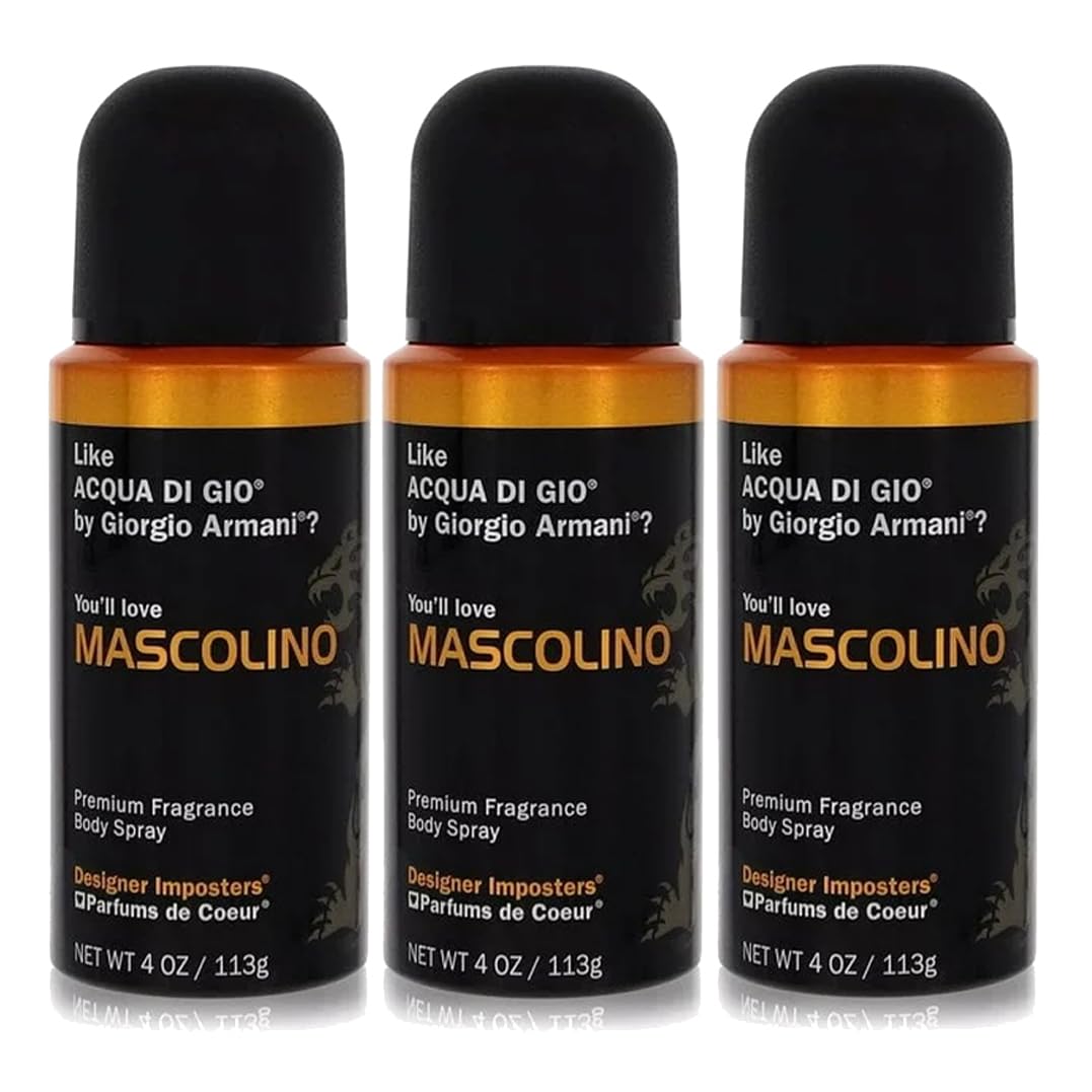 Parfums De Coeur Bod Man Mascolino bottle—crisp citrus and warm woods for daytime wear.