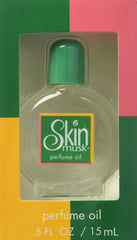 Parfums De Coeur Skin Musk vintage flacon, retro-inspired scent for elegant evenings.
