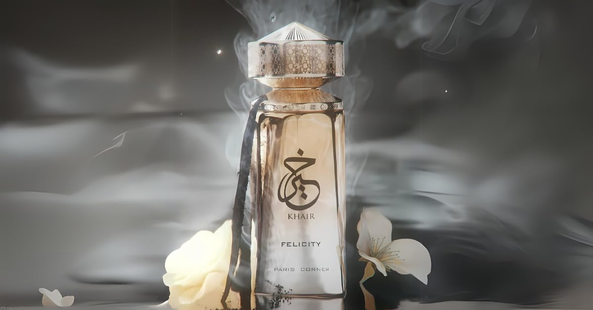 Paris Corner Khair Felicity bottle in hand conveying everyday elegance