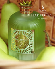 Paris Corner Pear Potion Emir top-notes image, pear and apple burst for a lively start.