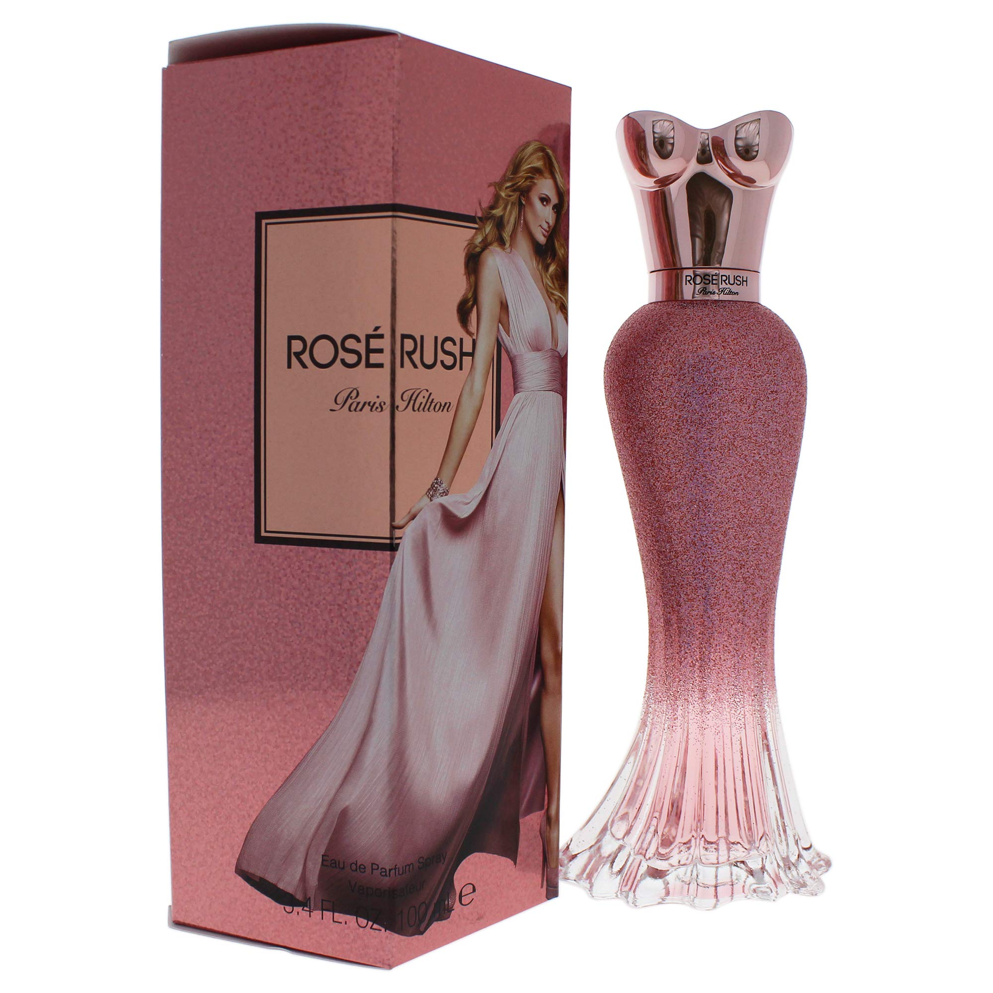 Heart notes peony and May rose define the floral core.