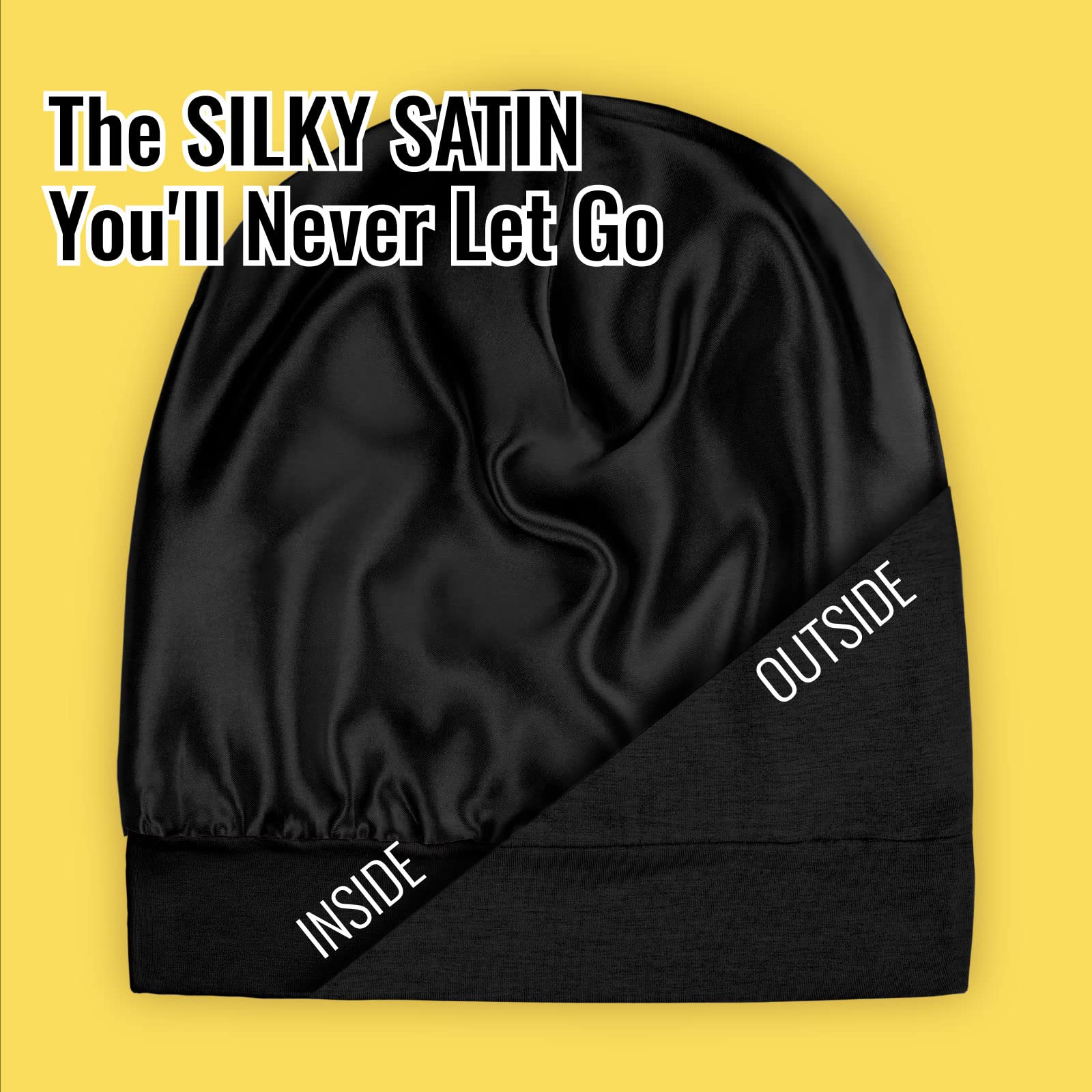 Gorra de dormir con ajuste oculto de Parisbella se mantiene en su lugar