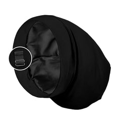 Gorra de dormir satinada forrada de Parisbella protege el cabello durante la noche